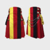 Kilt Red Canvas Utility Hiker Kilt with German Flag