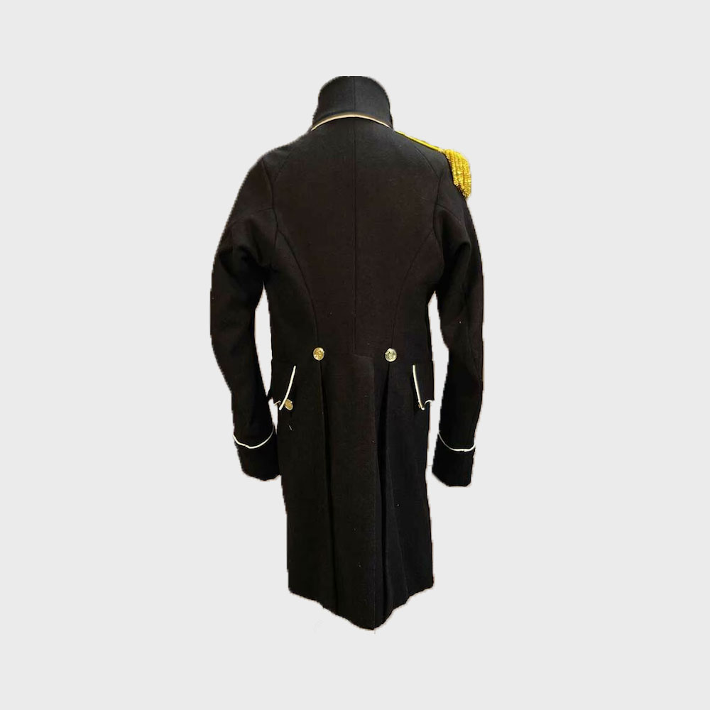 Mens British Royal Navy Lieutenant Undress Military Jacket Bouble Breasted Coat