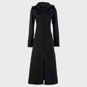 Women Gothic Dress Steampunk Victorian Swallow Tail Long Trench Coat-0