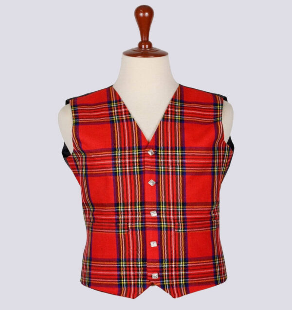 Royal Stewart Tartan Vest -0